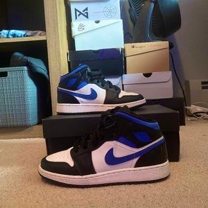 Jordan 1 Mid Racer Blue Size 5.5 Men’s/Youth
